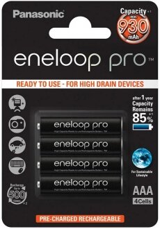 Panasonic Eneloop Pro AAA 930 mAh 4'lü (4HCDE/4BE) İnce Kalem Pil kullananlar yorumlar